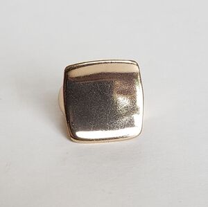 Gold Square Statement Ring